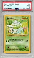 Bulbasaur Psa 9 Base set unlimited, Ophalen of Verzenden, Zo goed als nieuw