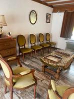 6 antieke stoelen, 2 met armleuning. Prijs overeen te komen, Antiek en Kunst, Ophalen