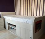 kajuitbed, Huis en Inrichting, Slaapkamer | Bedden, Ophalen, Eenpersoons, Wit, Zo goed als nieuw