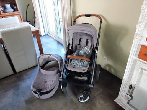 Wandelwagen reiswieg combi Mutsy, Kinderen en Baby's, Kinderwagens en Combinaties, Gebruikt, Combiwagen, Mutsy, Met reiswieg, Verstelbare duwstang