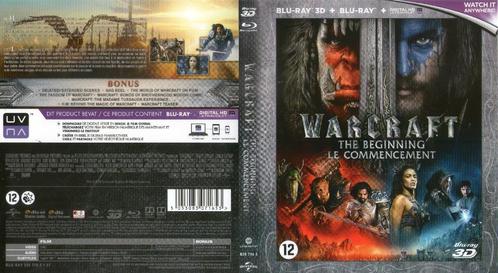 warcraft the beginning (blu-ray 3D + blu-ray) nieuw, Cd's en Dvd's, Blu-ray, Zo goed als nieuw, Avontuur, 3D, Ophalen of Verzenden