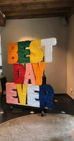 Decoratieletters “BEST DAY EVER”, Huis en Inrichting, Ophalen, Zo goed als nieuw