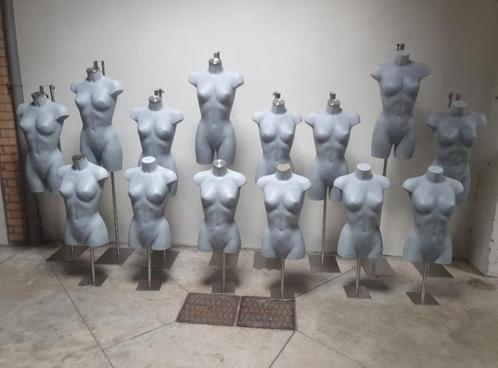 Paspoppen Vrouw op voet met nekbevestiging en Verstelbaar, Hobby en Vrije tijd, Naaien en Fournituren, Zo goed als nieuw, Paspop