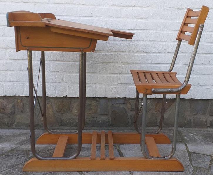 Torck - oude schoolbank / lessenaar, Kinderen en Baby's, Kinderkamer | Overige Meubels, Ophalen of Verzenden