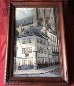 Style Maasland anversois De Schacht Sint Jacobsmarkt, Antiquités & Art, Art | Peinture | Classique, Enlèvement ou Envoi