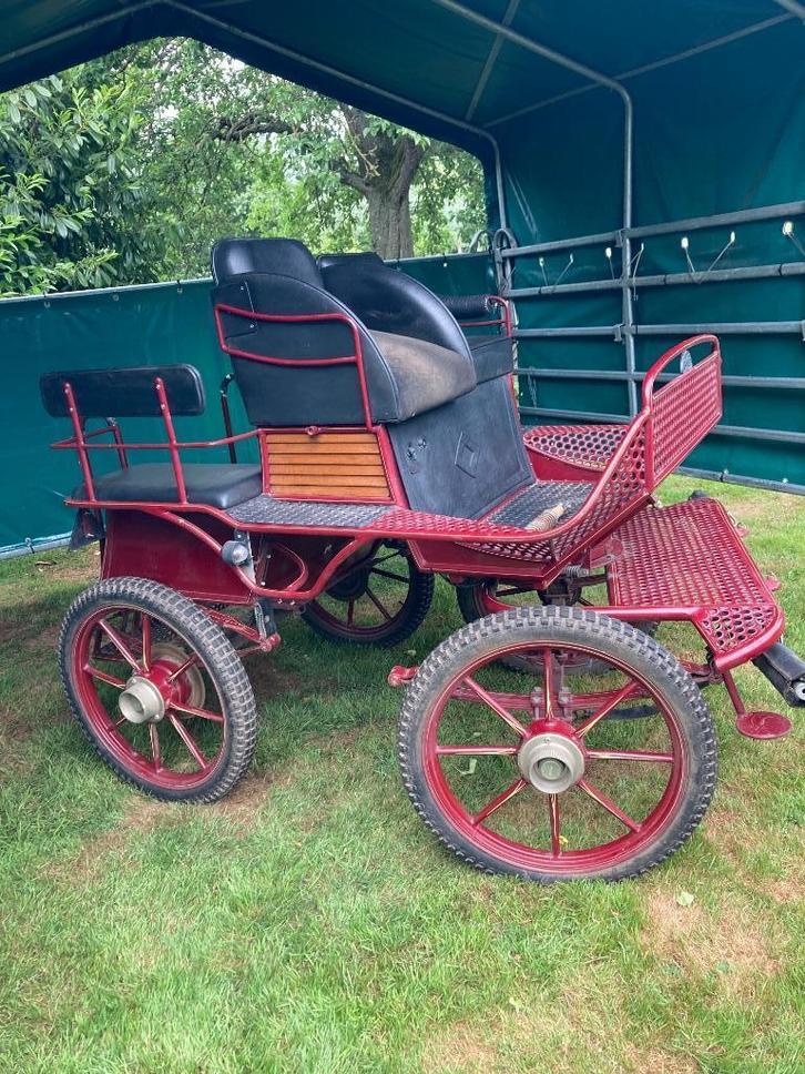 Koets Chr van den heuvel, Dieren en Toebehoren, Rijtuigen en Koetsen, Gebruikt, Marathonwagen, Paard of Pony