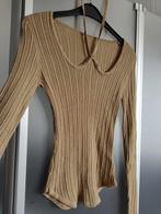 Trui - Top - Halter - Bruin - Small - Dames - €20, Comme neuf, Beige, Taille 36 (S), Chill