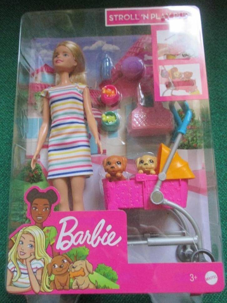 Barbie stroll'n play pups  NIEUW, Kinderen en Baby's, Speelgoed | Poppenhuizen, Nieuw, Accessoires, Ophalen of Verzenden