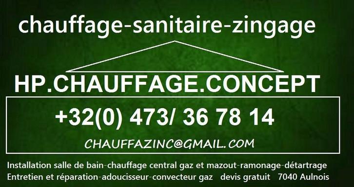 plombier chauffage à votre service, Doe-het-zelf en Bouw, Verwarming en Radiatoren, Ophalen of Verzenden