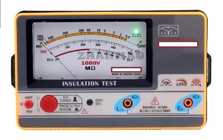 Splinternieuwe ANALOGE isolatietester megger, Doe-het-zelf en Bouw, Meetapparatuur, Nieuw, Overige meters, Ophalen of Verzenden