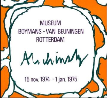 Lithografische affiche van ALECHINSKY  1974. beschikbaar voor biedingen