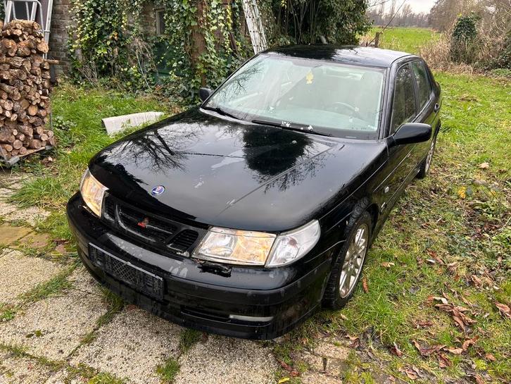 Saab 9-5 Turbo Aero, Auto's, Saab, Particulier, Saab 9-5, Benzine, Euro 4, Handgeschakeld, Zwart, Ophalen
