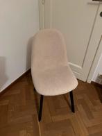 Bouclé teddy stoel 4x, Huis en Inrichting, Stoelen, Ophalen, Zo goed als nieuw