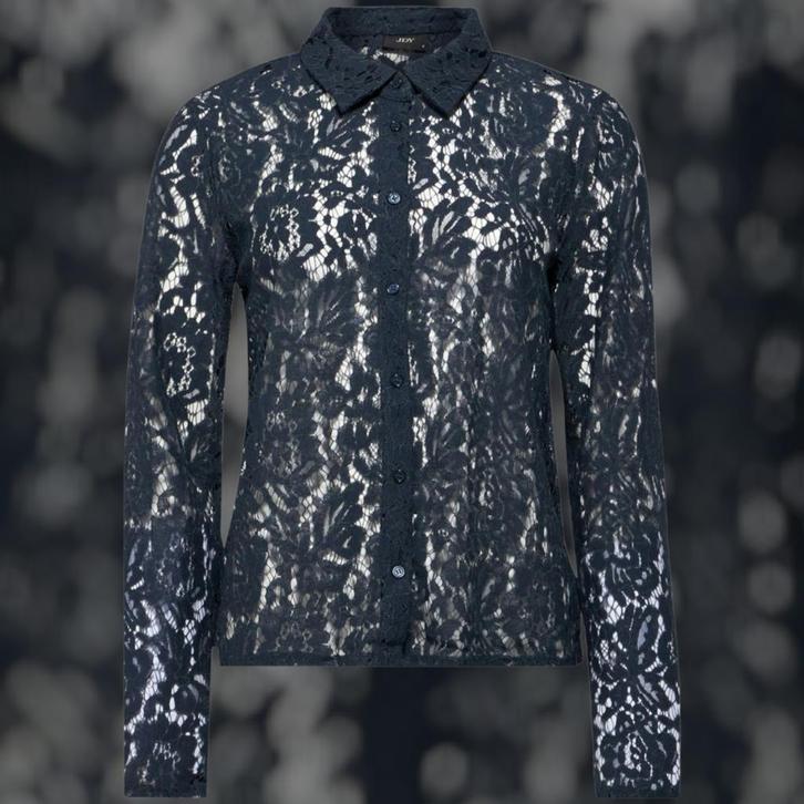 JDY JULIA Navy Kanten Blouse | XL/44, Vêtements | Femmes, Blouses & Tuniques, Neuf, Taille 42/44 (L), Bleu, Enlèvement ou Envoi