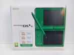 Nintendo DSi XL (groen)(CIB)(ZGAN), Dsi XL, Ophalen of Verzenden, Zo goed als nieuw, Groen