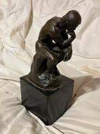 Echt bronzen beeld in miniatuur van Rodin, Antiek en Kunst, Ophalen