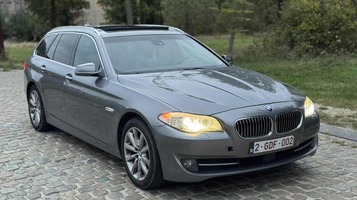 2011 BMW 520d 184ps f11 full optional, Auto's, BMW, Particulier, 5 Reeks, Diesel, Euro 5, Break, 5 deurs, Automaat, Zilver of Grijs