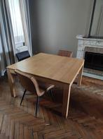 Table carrée bois massif 140/140 cm, Maison & Meubles, Enlèvement ou Envoi
