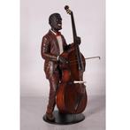 Double Bass Player – Jazz Bassist beeld Hoogte 63 cm, Nieuw, Ophalen