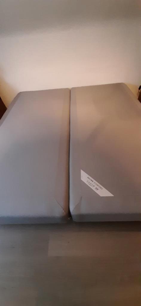 Boxspring 80 x 200, 2 x 1-persoons te koop, Huis en Inrichting, Slaapkamer | Boxsprings, Zo goed als nieuw, 90 cm, 200 cm, Eenpersoons