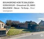 Bouwgrond Half open bebouwing met bosje 2398 m², Immo, Gronden en Bouwgronden