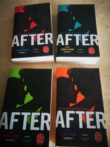 4 romans "Saisons 1, 2, 3et 4 - After" de Anna Todd pour 5€.