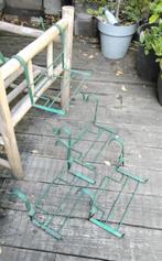 4 Bloembak houders voor op balkon, Ophalen, Gebruikt, Metaal, Tuin