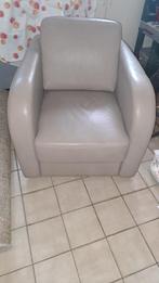 Zetel, Huis en Inrichting, Zetels | Zetels, Ophalen, Zo goed als nieuw, Eenpersoons, Leer