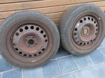 2 autobanden op velg, Auto-onderdelen, Banden en Velgen, Ophalen, Gebruikt, 15 inch, Banden en Velgen