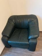 Club en cuir vert, Maison & Meubles, Enlèvement, Comme neuf, Cuir