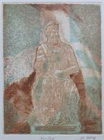 ANDRE GOEZU / PENTATEUCH / KLEURETS-AQUATINT / 33x25cm / SIG, Antiek en Kunst, Kunst | Litho's en Zeefdrukken, Ophalen of Verzenden