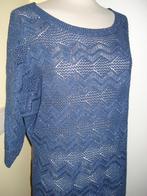 NIEUW.blauwe trui Giovane mt 42, Enlèvement ou Envoi, Bleu, Giovane, Taille 42/44 (L)