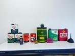 Divers vieux bidons d'huile de garage, Collections, Marques & Objets publicitaires, Enlèvement ou Envoi, Utilisé, Panneau publicitaire