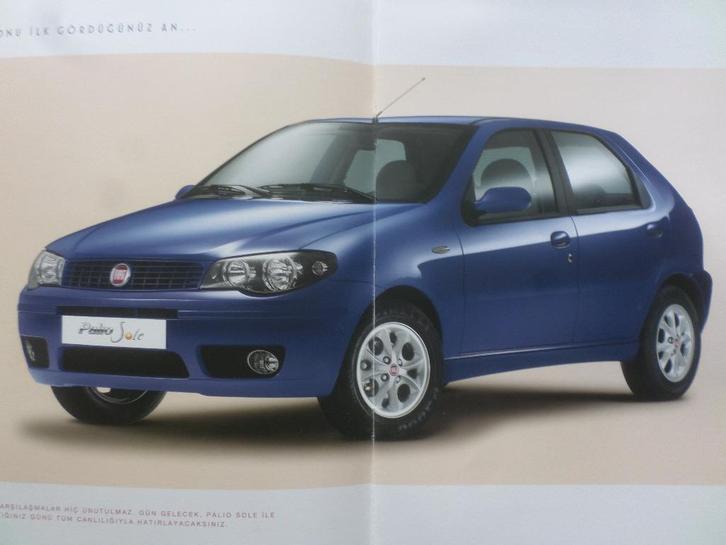 Fiat Palio Sole Brochure, Boeken, Auto's | Folders en Tijdschriften, Ophalen of Verzenden