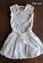 Witte jurk maat 116 cm, PIROUETTE., Fille, Robe ou Jupe, Enlèvement ou Envoi