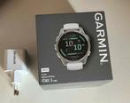 Garmin Fenix 8 zilver/wit 43mm ZGAN, Ophalen of Verzenden, Wit