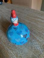 Petite poule j line bleue decor coeurs, Collections, Collections complètes & Collections, Enlèvement ou Envoi
