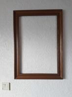 Grand encadrement bois brun 70 x 50 cm cadre déco, Ophalen