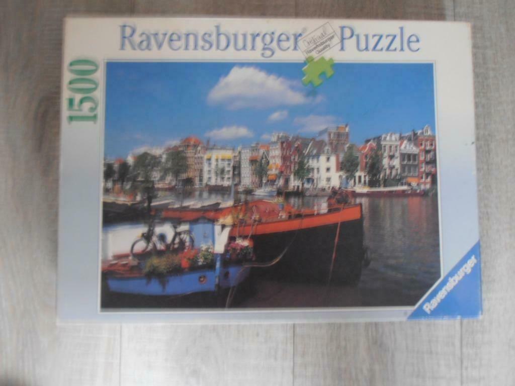 Puzzel Amsterdam 1500 stukjes (Ravensburger), Ophalen of Verzenden, 500 t/m 1500 stukjes