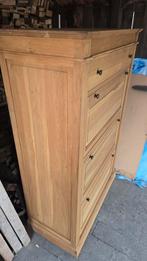 Vol eiken schoenkast, Huis en Inrichting, Kasten | Schoenenkasten, Ophalen