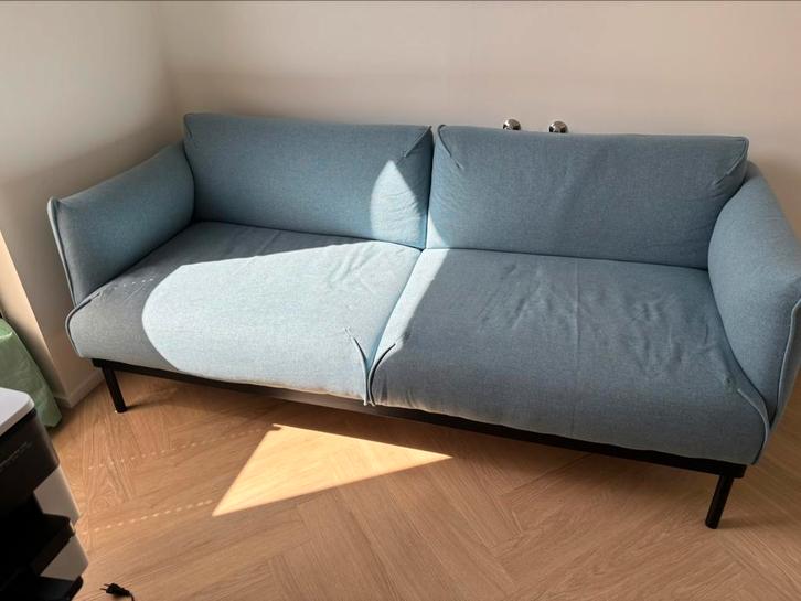 IKEA APPLARYD 2-Zits Bank - Lichtblauw, Huis en Inrichting, Zetels | Zetels, Zo goed als nieuw, Stof, Ophalen