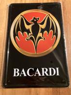 Metalen bord bacardi logo 20 x 30 cm mancave, Nieuw, Ophalen of Verzenden