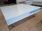 IKEA salontafel wit vierkant met 2 laden - 95 x 95 x 31 cm, Enlèvement, Carré