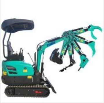 MINI GRAAFMACHINE, Enlèvement, Excavatrice