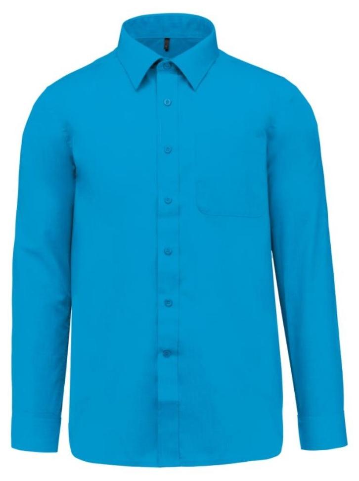 Overhemd Heren TURQUOISE (LOT 3), Kleding | Heren, Overhemden, Zo goed als nieuw, Overige kleuren, Ophalen