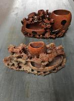 2 Sculptures pierre de lard, Enlèvement