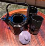 Theepot plus 4 kopjes, Huis en Inrichting, Keuken | Servies, Nieuw, Ophalen of Verzenden, Overige stijlen, Kop(pen) en/of Schotel(s)