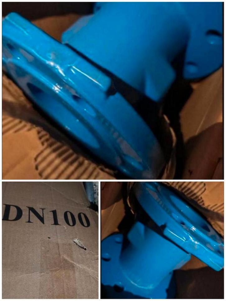 ✓ ENSEMBLE 2 x DN100 PN16 ? VANNES ? CLAPETS ? en FONTE ?, Zakelijke goederen, Landbouw | Werktuigen, Akkerbouw, Boomteelt, Fruitteelt