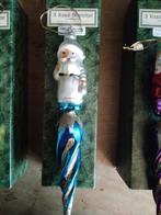 vintage RUSS kersthangers Royal Winterfest in glas, Verzenden, Gebruikt