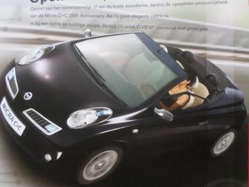 Nissan Micra & Micra CC 25th Anniversary Brochure beschikbaar voor biedingen